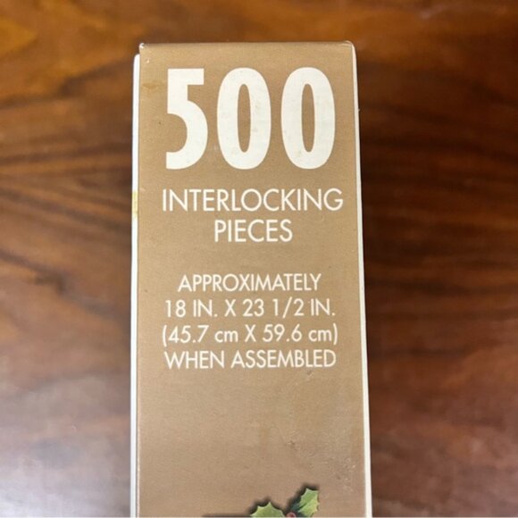 Springbok "Boughs & Berries" Winter Santa 50Jigsaw Puzzle 500 Pieces - Picture 4 of 7